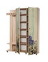 Hanah Home Consola de Entrada 135-727 Roble Sonoma 135x192x36 cm Mueble de Pasillo con Estantes